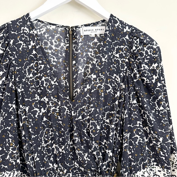 Apiece Apart Meru Wrap Jumpsuit in Multi Floral - Picture 9 of 16